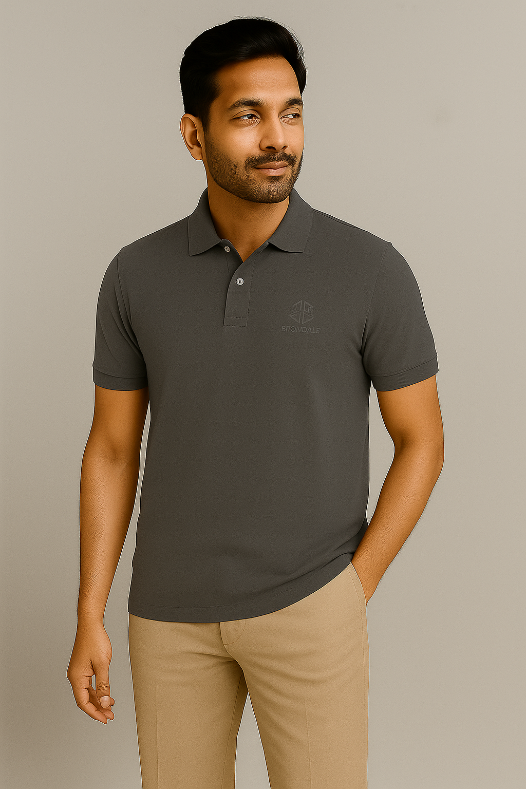 Polo T-shirt Mehndi Green