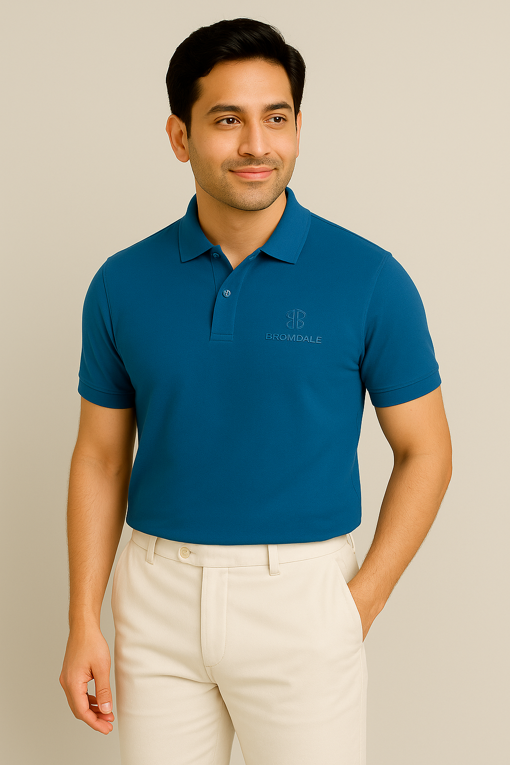 Polo T-Shirt Teal Blue