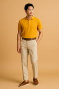 Polo T-Shirt Yellow Mustard